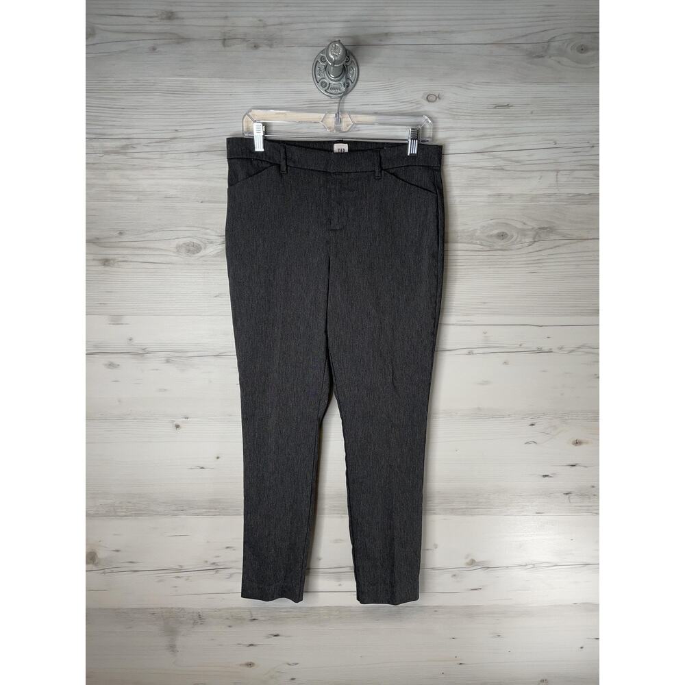 Gap Signature Skinny Ankle Pants Womens 8 Gray Stretch‎ Dress Work Office Career